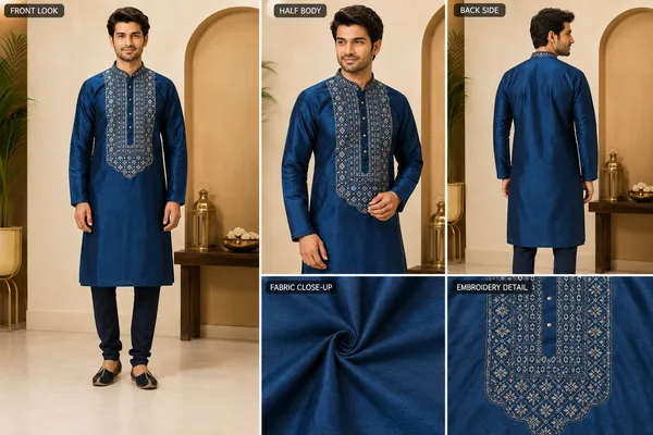 Royal_Blue_Embroidered_Kurta_Coming_Soon