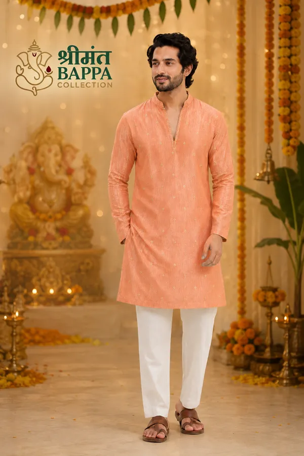 Plum_Tissue_Kurta