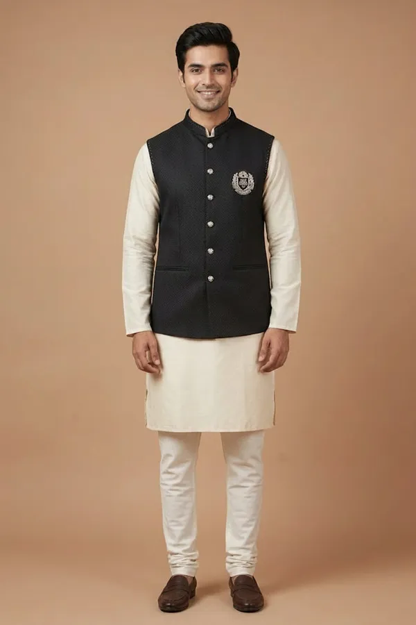 Black_Textured_Nehru_Jacket_Coming_Soon