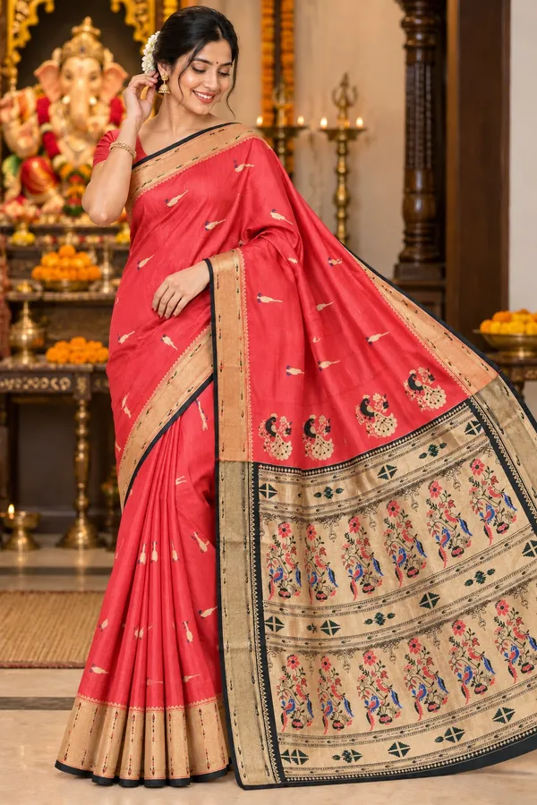 Festive_Pink_Silk_Saree_With_Grand_Gold_Woven_Pallu_Pink