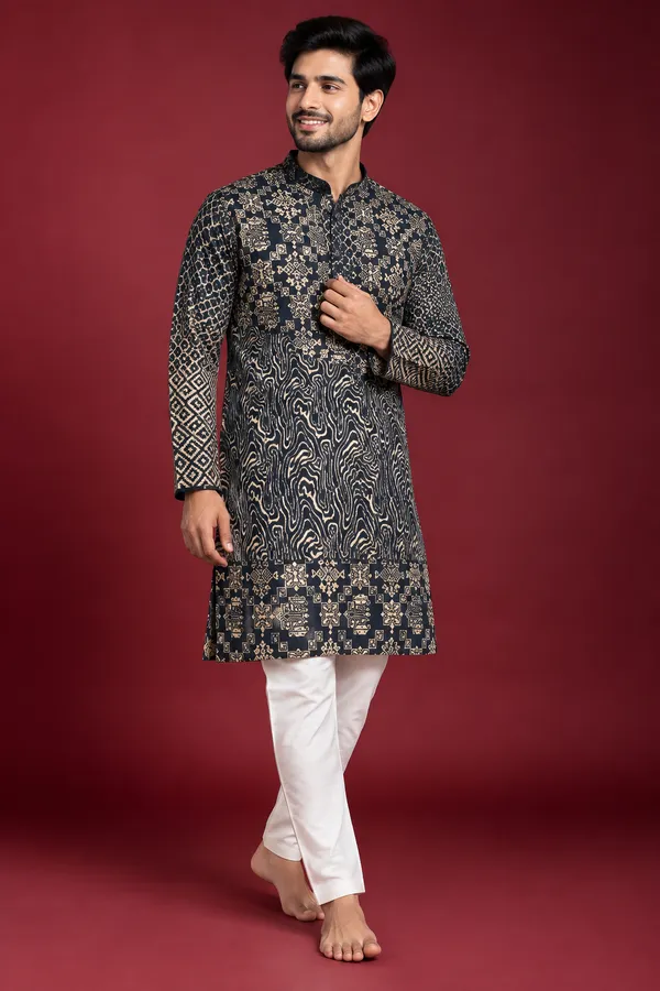 Black_Gold_Printed_Festive_Kurta_Coming_Soon