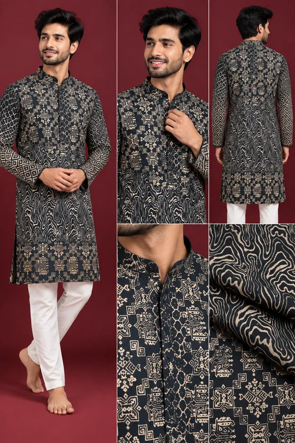 Black_Gold_Printed_Festive_Kurta_Coming_Soon