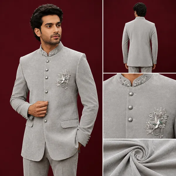 Silver_Grey_Embroidered_Indo_Western_Jodhpuri_Set_Coming_Soon
