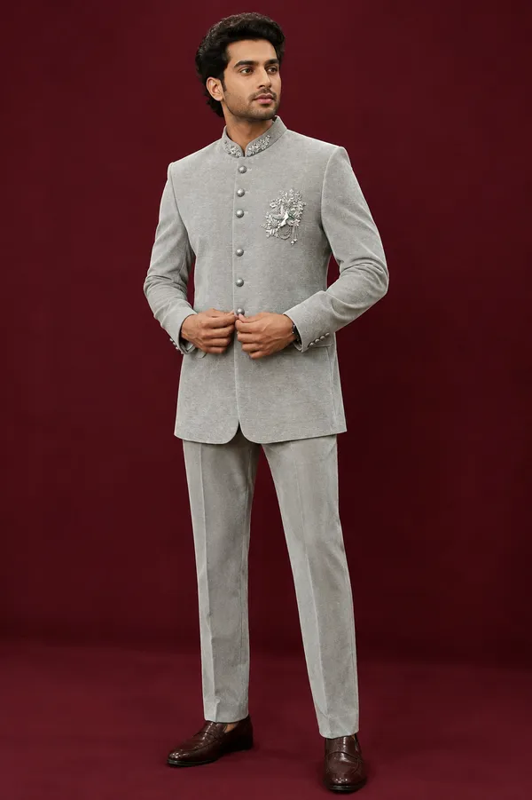 Silver_Grey_Embroidered_Indo_Western_Jodhpuri_Set_Coming_Soon