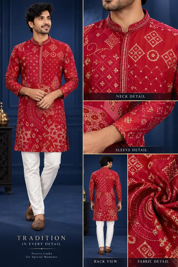 Royal_Red_Bandhani_Inspired_Kurta_Set_Coming_Soon
