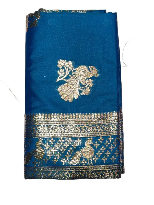 Sky_Blue_Banarasi_Saree_Festive_Grace_Blue