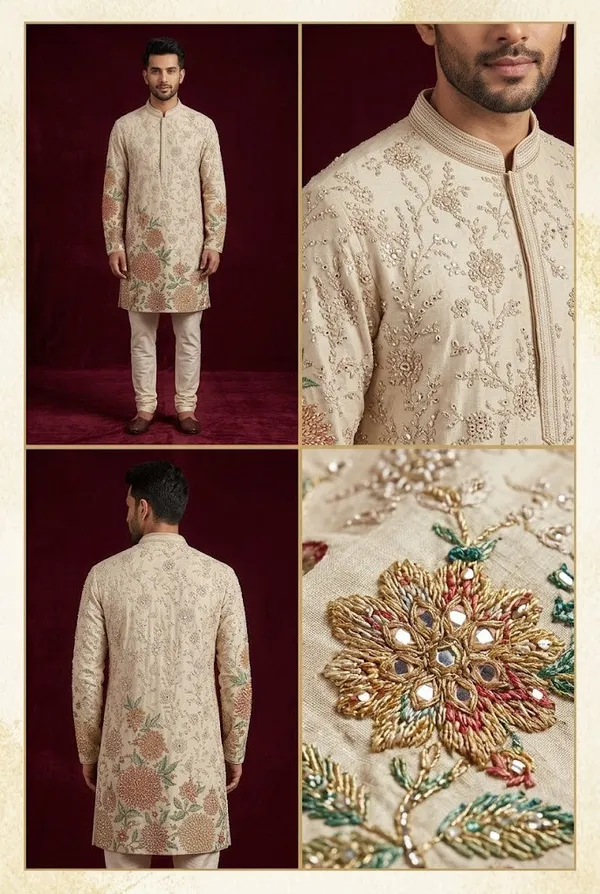 Ivory_Floral_Embroidered_Wedding_Kurta_Set_Coming_Soon