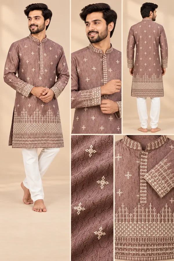 Men_S_Mauve_Embroidered_Festive_Kurta_Coming_Soon
