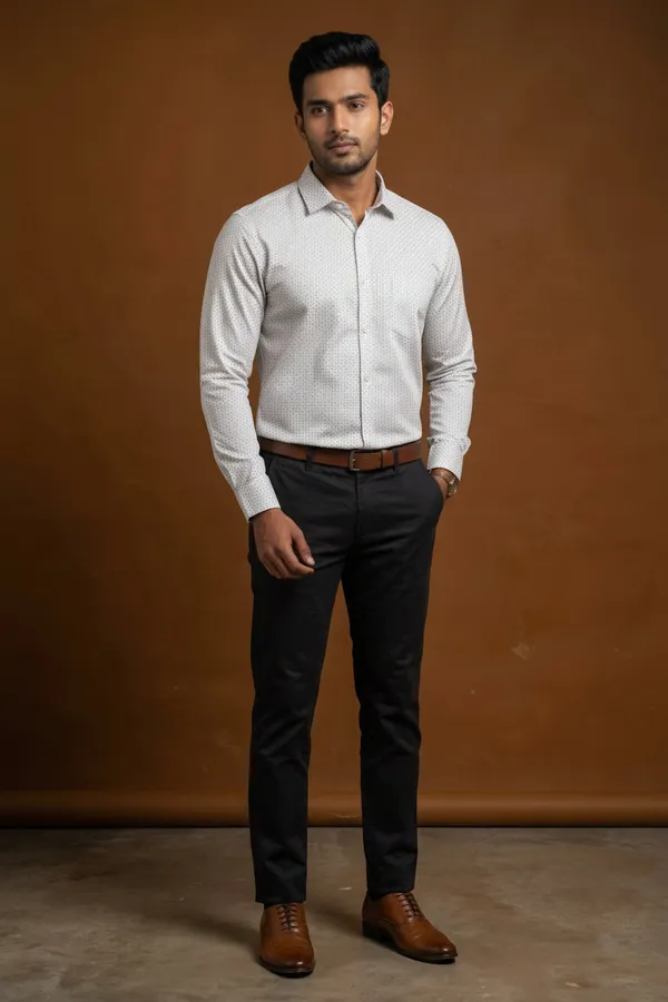 White_Printed_Formal_Shirt_For_Men_White