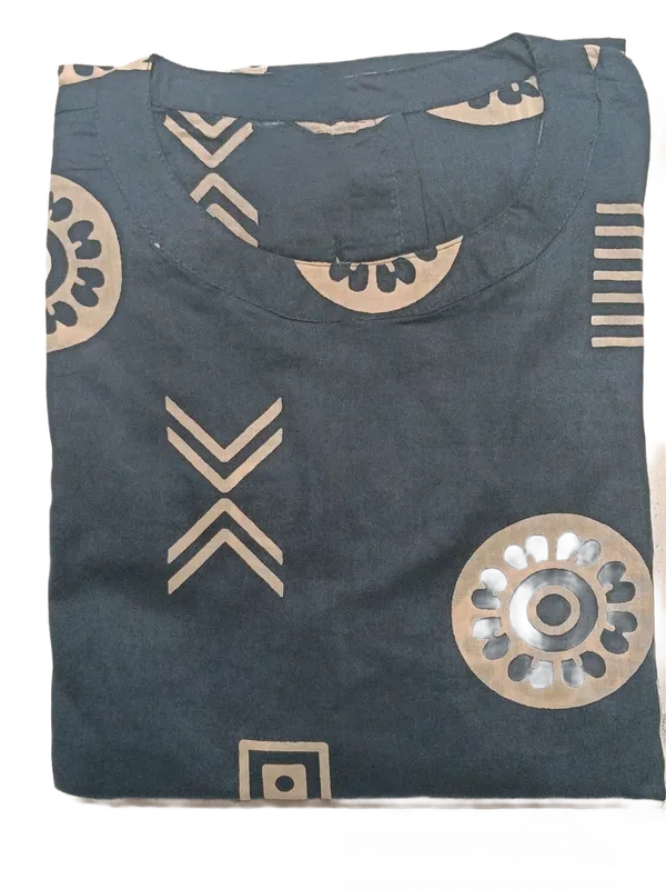 Teal_Blue_Printed_Sleeveless_Kurta_With_Palazzo_Pants_Set_Cotton_Co_Ord_Set_Royal_Blue
