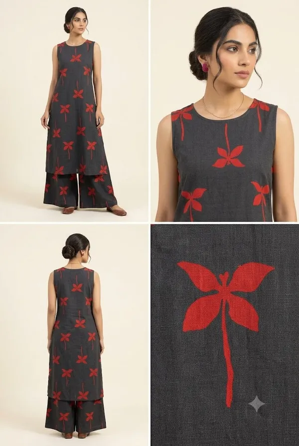 Black_Printed_A_Line_Kurti_Palazzo_Set_Black