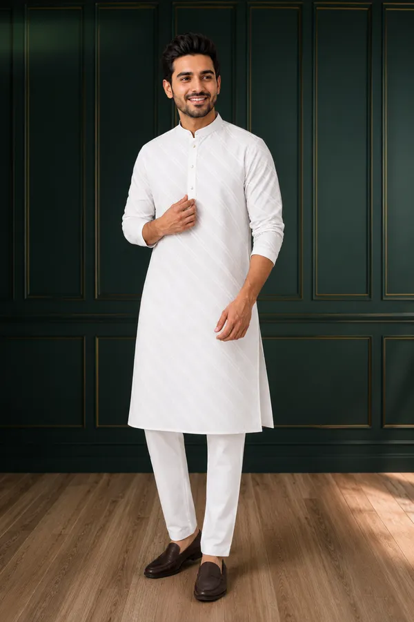 Classic_White_Textured_Kurta