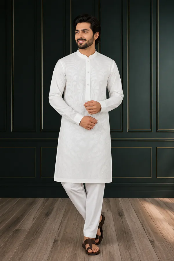 Elegant_White_Embroidered_Kurta_Pajama_Set