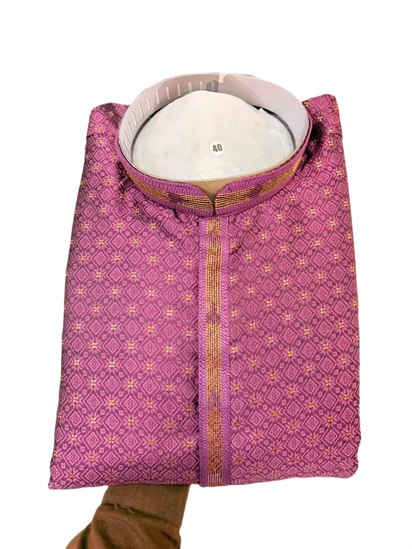 Men_S_Royal_Purple_Jacquard_Kurta_Pajama_Set