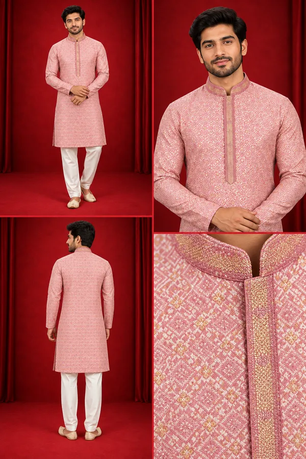 Men_S_Blush_Pink_Jacquard_Kurta_Pajama_Set