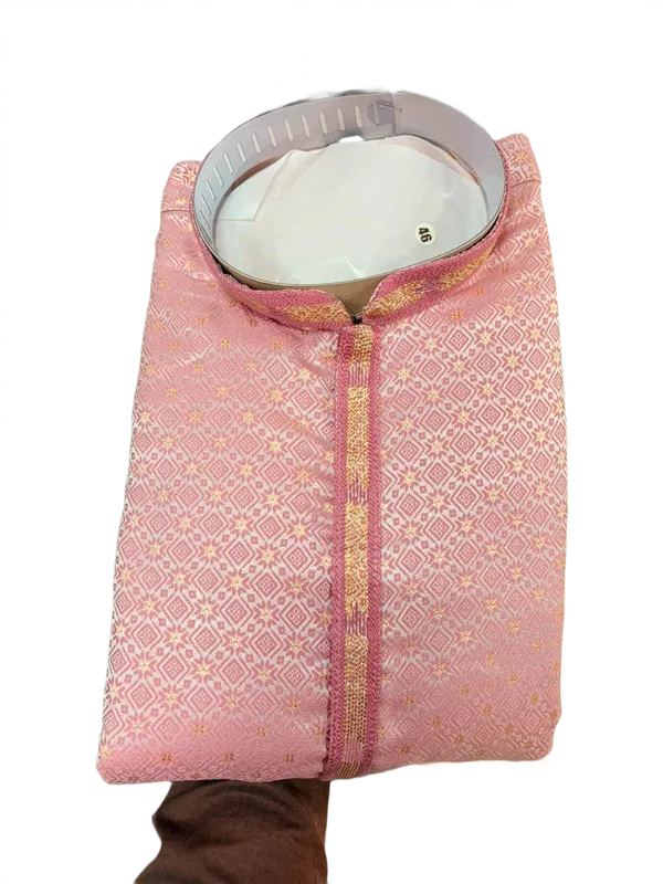 Men_S_Blush_Pink_Jacquard_Kurta_Pajama_Set