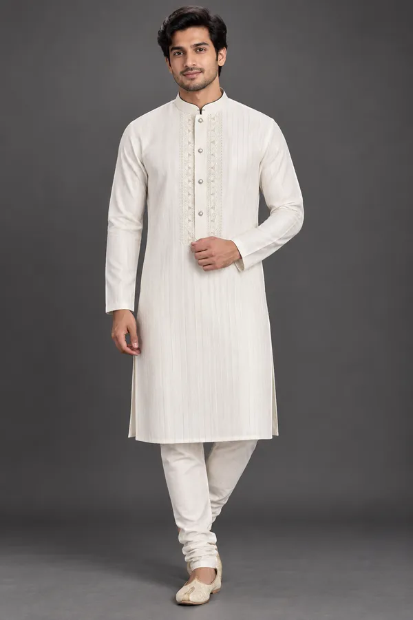 Men_S_Premium_Ivory_Embroidered_Kurta