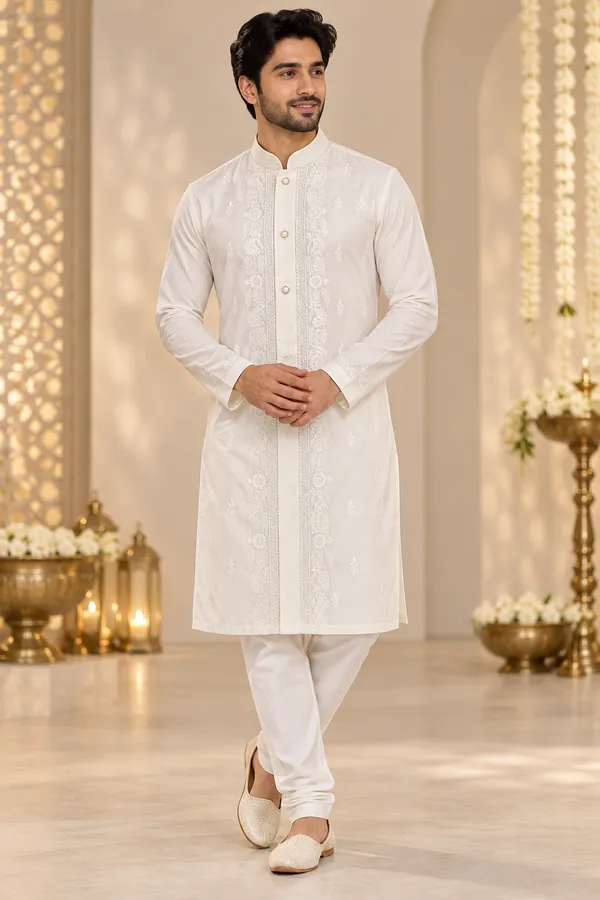 Ivory_White_Embroidered_Festive_Kurta
