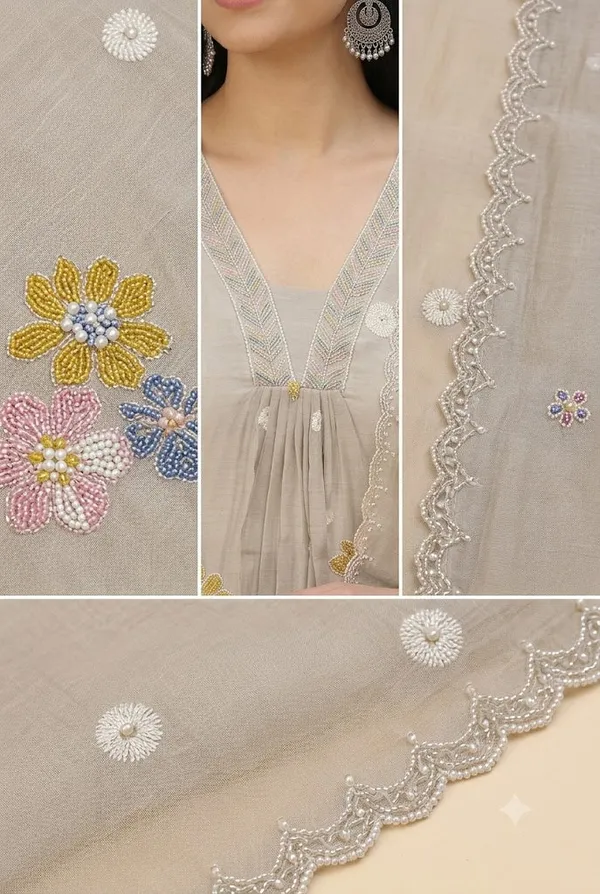 Grey_Floral_Embroidered_Kurta_Set_With_Dupatta_Grey