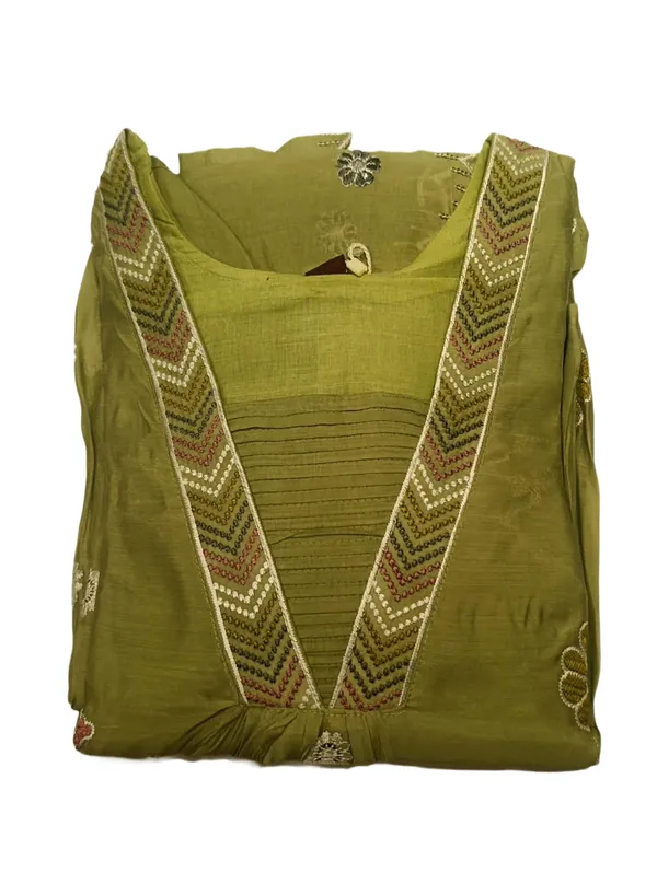 Olive_Green_Floral_Embroidered_Kurta_Set_With_Dupatta_Olive_Green