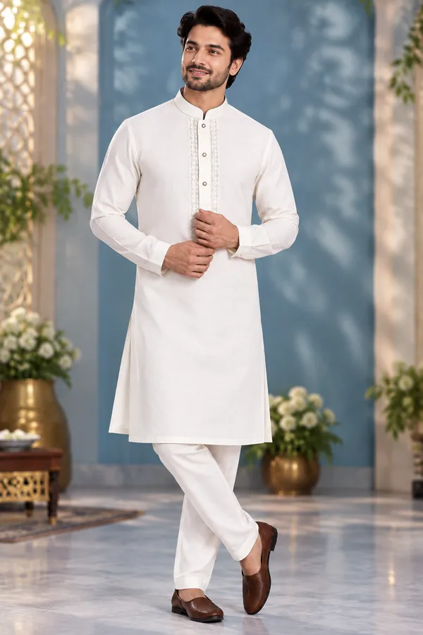 Ivory_Embroidered_Mandarin_Kurta
