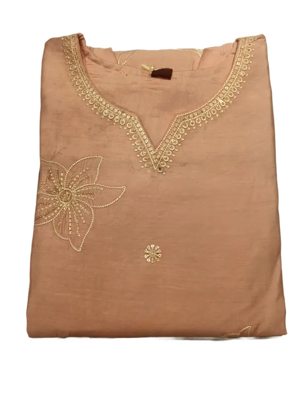 Peach_Floral_Embroidered_Kurta_Pant_Dupatta_Set_Peach_Blossom