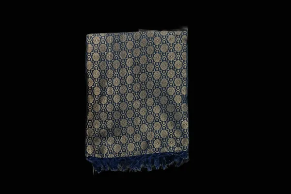 Royal_Blue_Zari_Floral_Saree_Royal_Blue