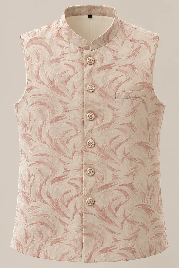 Blush_Pink_Leaf_Pattern_Modi_Jacket