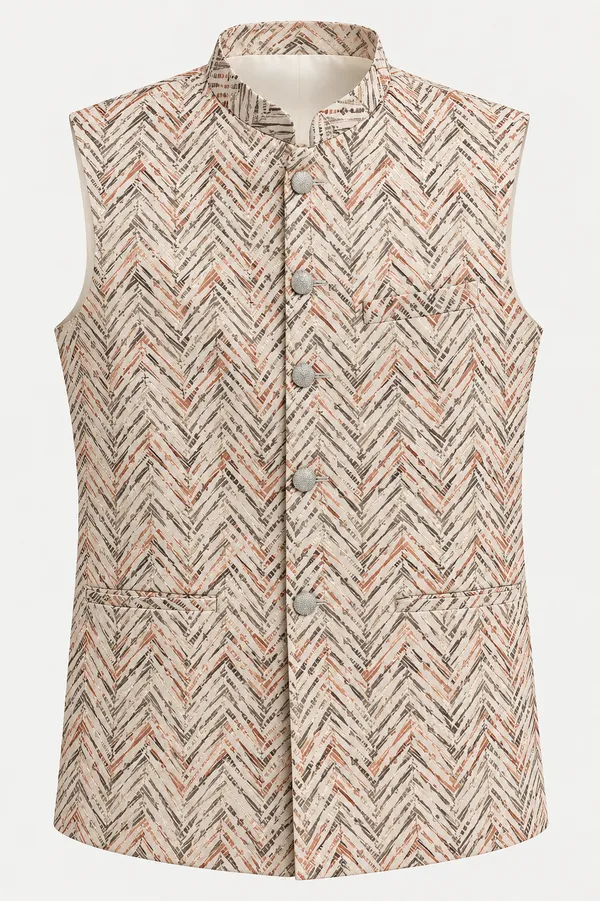 Beige_Chevron_Printed_Modi_Jacket