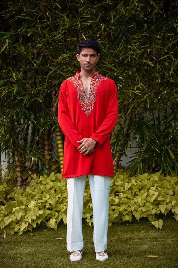 Red_Embroidered_Festive_Kurta_Coming_Soon