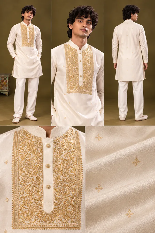 Ivory_Gold_Embroidered_Kurta_Set