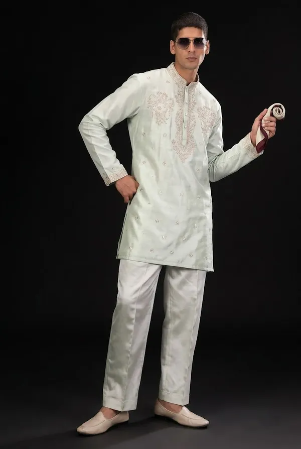 Mint_Green_Embroidered_Kurta_Set