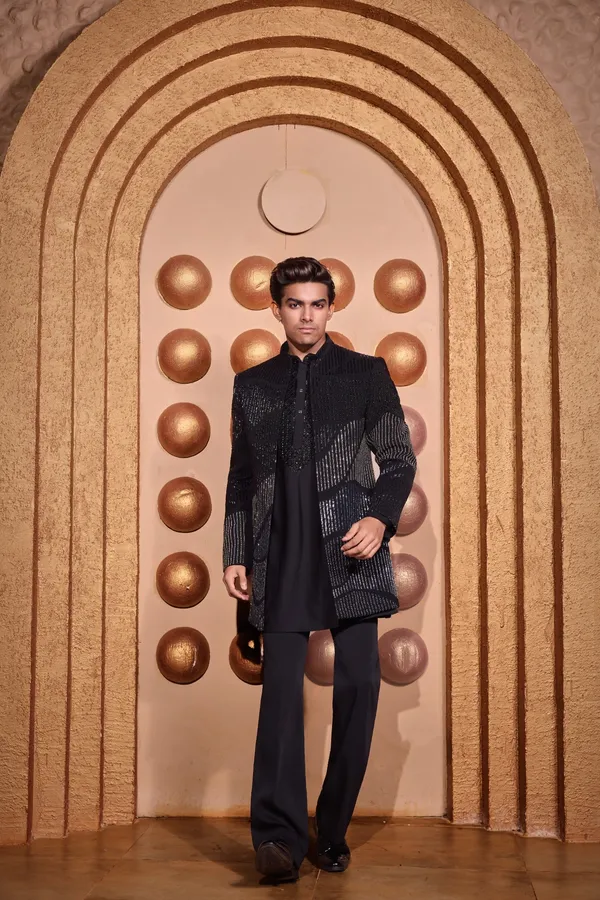 Black_Textured_Indo_Western_Jacket_Set_Coming_Soon