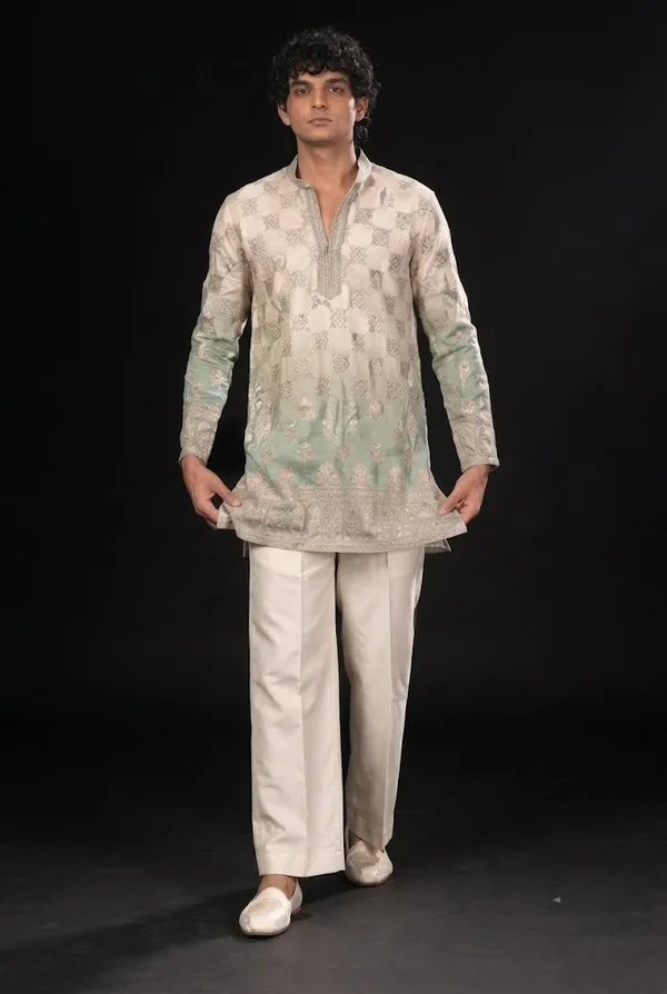 Mint_Ombre_Embroidered_Kurta_Set