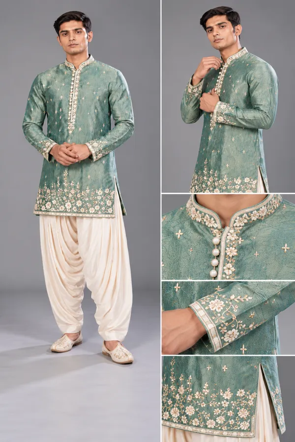 Sage_Green_Embroidered_Festive_Kurta_Set