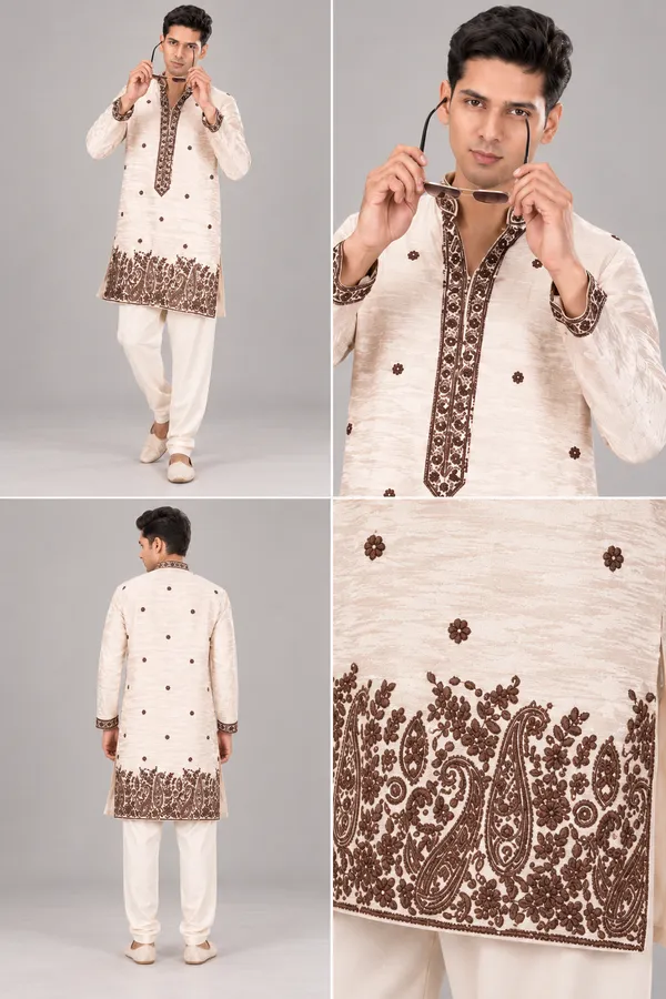 Ivory_Paisley_Embroidered_Kurta_Set