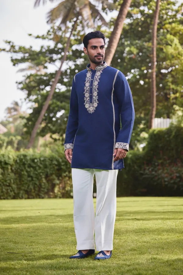 Royal_Navy_Embroidered_Kurta_Set_Coming_Soon