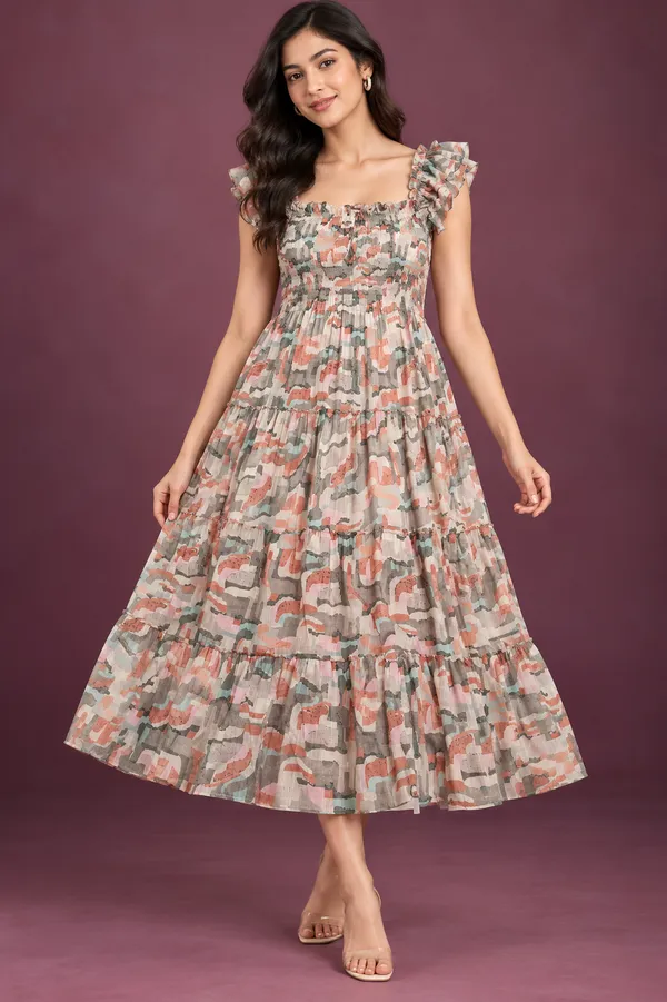 Abstract_Print_Tiered_Maxi_Dress_Pink