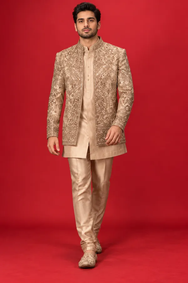 Champagne_Gold_Embroidered_Indo_Western_Jacket_Set_Coming_Soon