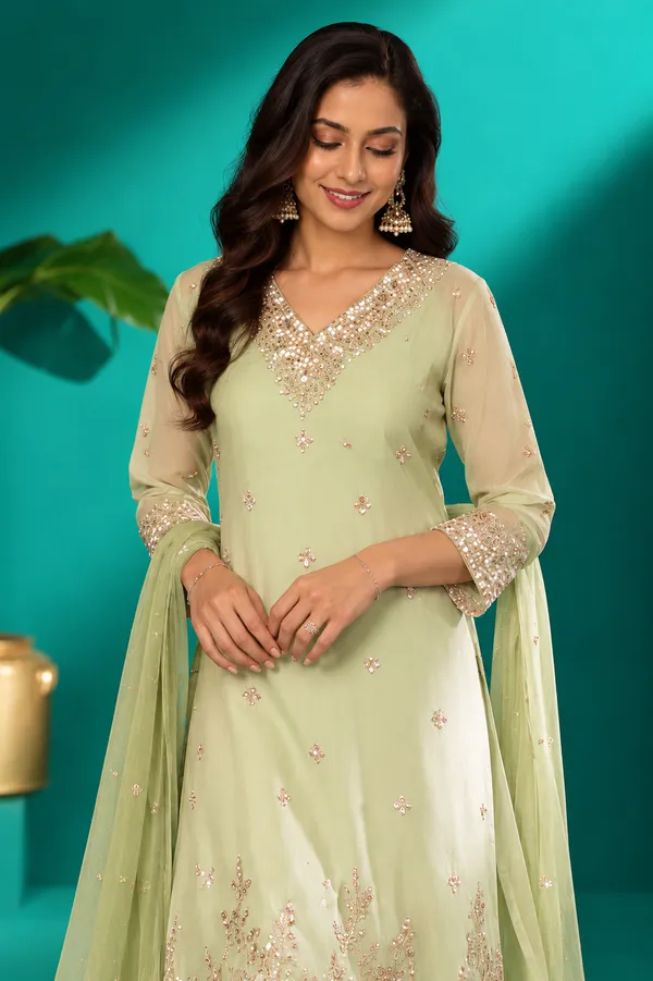 Mint_Green_Embroidered_Festive_Suit_Set_Mint_Green