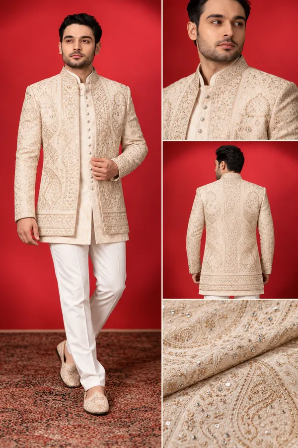 Ivory_Gold_Embroidered_Indo_Western_Set