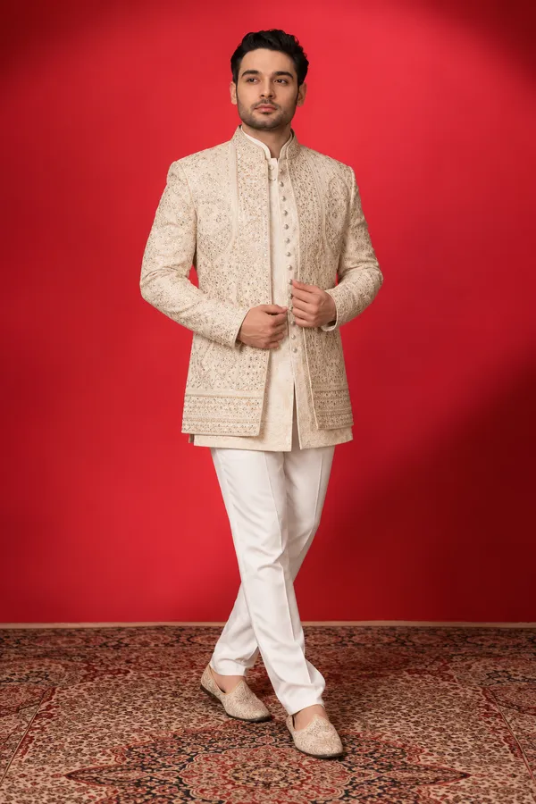 Ivory_Gold_Embroidered_Indo_Western_Set