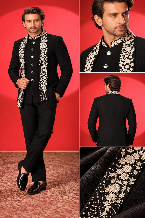 Black_Floral_Embroidered_Jodhpuri_Suit