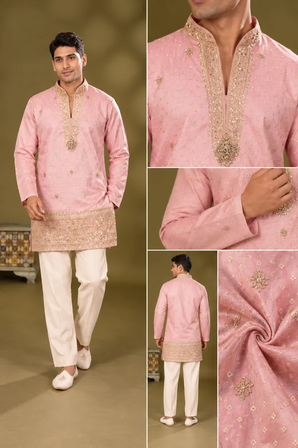 Blush_Pink_Gold_Embellished_Festive_Kurta_Set
