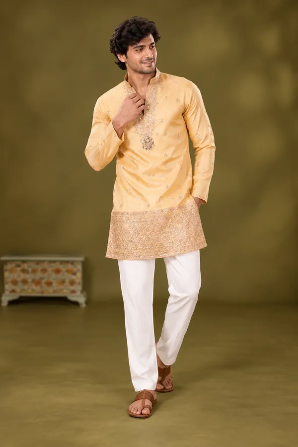 Mustard_Gold_Embroidered_Festive_Kurta_Set