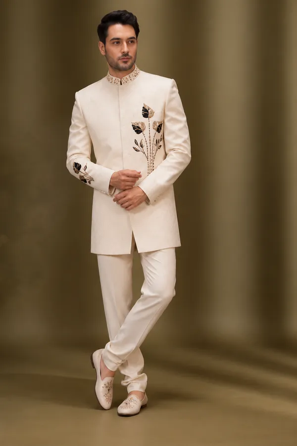 Ivory_Indo_Western_Set_With_Black_Gold_Floral_Embroidery