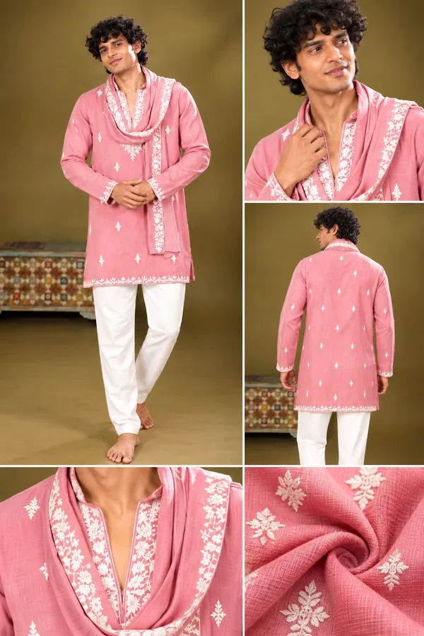 Rose_Pink_Embroidered_Kurta_Set
