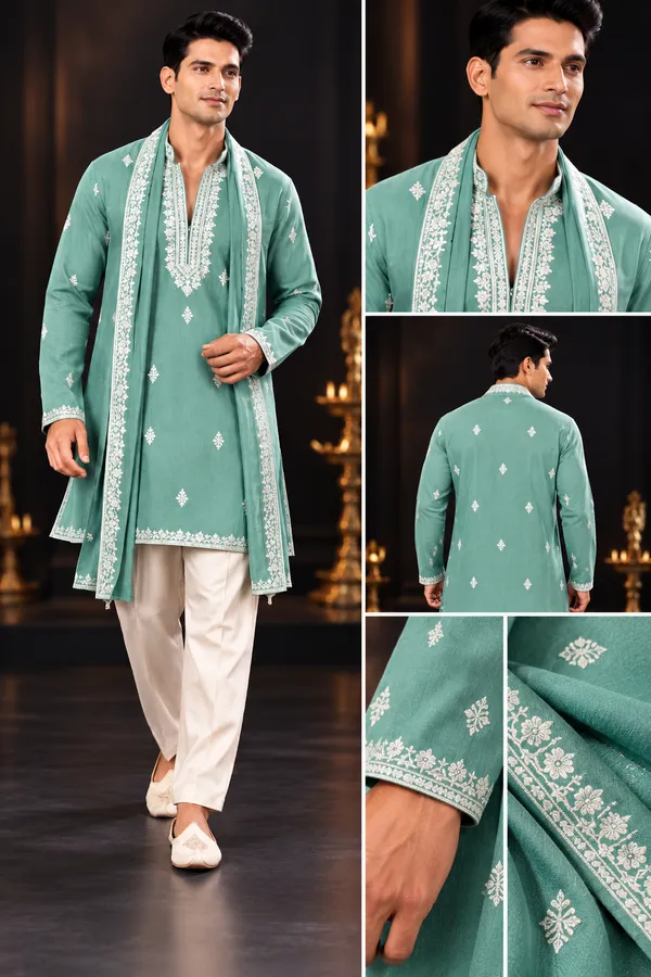 Sea_Green_Embroidered_Kurta_Set_With_Dupatta