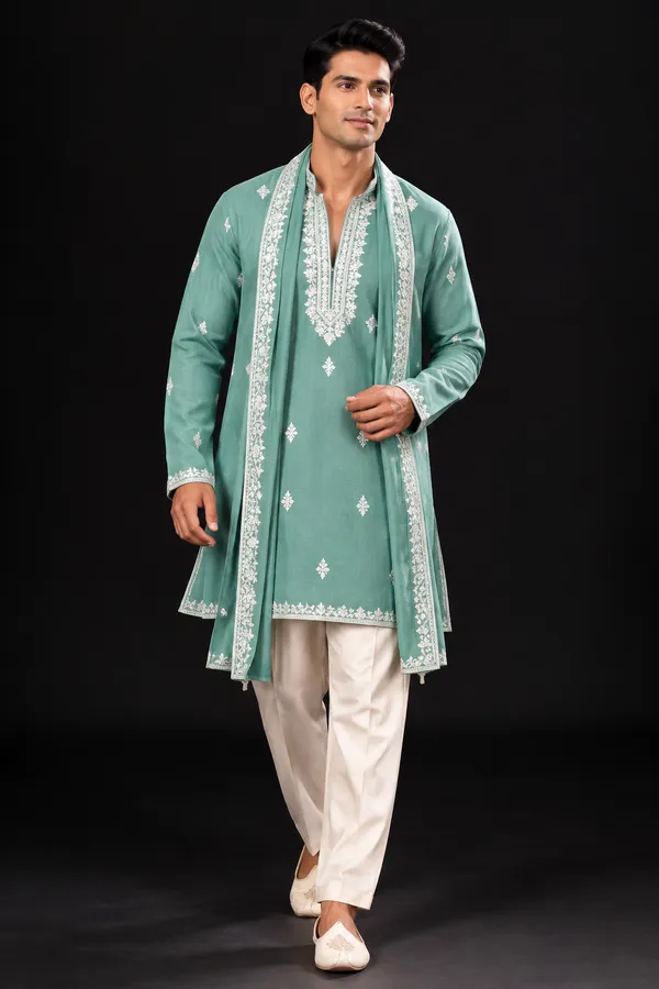Sea_Green_Embroidered_Kurta_Set_With_Dupatta
