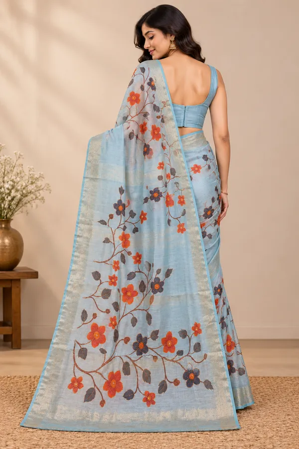 Pastel_Blue_Floral_Elegance_Saree_2_Sky_Blue